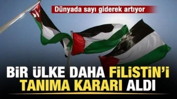 Dünyada sayı artıyor! Bir ülke daha Filistin'i tanıma kararı aldı