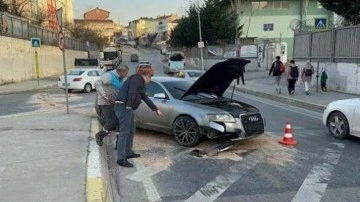 "Dur" ihtarına uymadı, kaza yapınca yakalandı