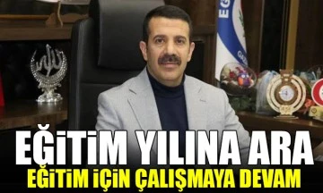 Eğitim yılına ara, eğitim için çalışmaya devam&quot;