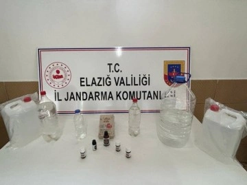 Elazığ’da kaçak içki operasyonu