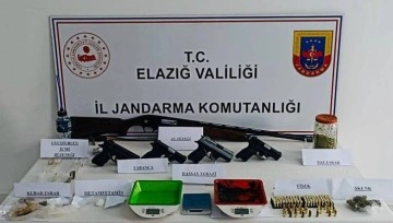 Elazığ’da uyuşturucu operasyonu: 7 şüpheli gözaltı, 21 şahsa işlem yapıldı