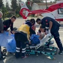 Elini testere ile kesen vatandaş helikopterle Ankara’ya sevk edildi