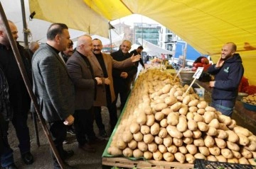 Emek Mahallesi’ne kapalı pazar yapıldı