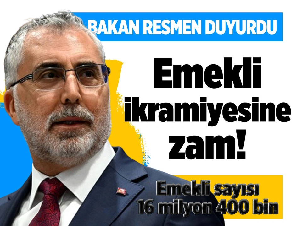 Emeklinin bayram ikramiyesi artıyor! Çalışma Bakanı Vedat Işıkhan son dakika duyurdu...