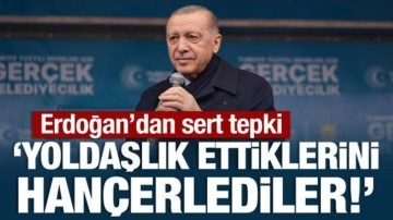 Erdoğan'dan CHP'ye sert tepki: Yoldaşlık ettiklerini hançerlediler!