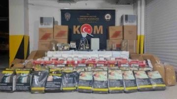 Eskişehir’de polis kaçak sigara satışını önlemeye yönelik çalışma yaptı