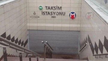 FLAŞ! İstanbul Valiliği'nden 8 Mart kararı: Taksim Şişhane metro istasyonu kapatıldı