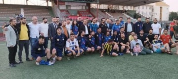 Futbol turnuvasında şampiyon Cizre Devlet Hastanesi