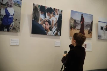 Gaziantep'te “Birlikte Yeniden İnşa Ediyoruz” konulu fotoğraf sergisi açıldı