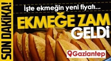 Gaziantep'te Ekmeğe Zam Geldi 