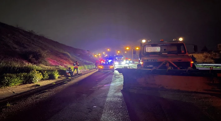 Gaziantep'te zincirleme kaza: 3'ü polis 4 yaralı