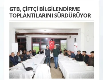 Gaziantep Ticaret Borsası (GTB) ve Alman Uluslararası İş Birliği Kurumu (GİZ) iş birliğinde yürütülen proje kapsamında, Gaziantep’te çiftçilere yönelik gerçekleştirilen ‘Çiftçi Bilgilendirme’ toplantısının ikincisi düzenl