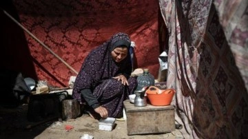 Gazze’de yiyecek olarak yabani bitki satılıyor