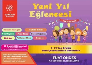 Germencik’te çocuklar için yeni yıl eğlencesi düzenlenecek