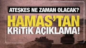 Hamas: Müzakerelerde esnek bir tutum sergiledik ancak İsrail süreci uzatıyor