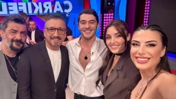 Hande Erçel ve Burak Deniz Çarkıfelek'te