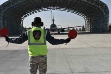 Hava Kuvvetleri’nin Havadan İhbar Kontrol Uçağı Romanya üzerinde görev uçuşu yaptı