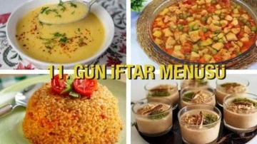 İftar menüleri 2024: 11. Gün İftar Menüsü