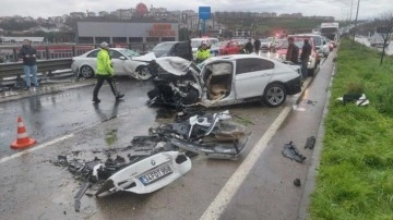 İki araç çarpıştı. Tekirdağ'daki kazada bir kişi hayatını kaybetti, iki kişi ise yaralandı