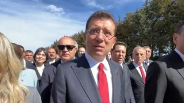 İmamoğlu'na Aslanlı Yol'da müdahale. Çekim yapan basın mensuplarına izin müdahalesi