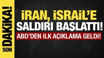 İran, İsrail'e saldırı başlattı! Beyaz Saray'dan ilk açıklama