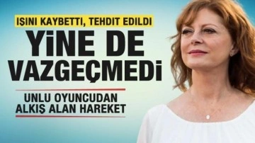 İşini kaybetti, tehdit edildi! Yine de vazgeçmedi! Ünlü oyuncudan alkış alan hareket