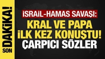 İsrail-Filistin savaşı: Papa ve Kral 2. Abdullah'tan kritik açıklamalar