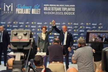 İYİ Parti Genel Başkanı Akşener, Düzce’de belediye başkan adaylarını açıkladı