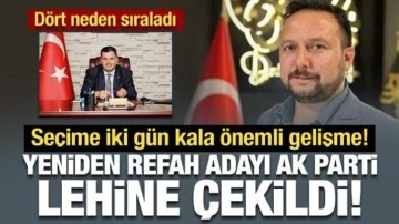 İzmir'de Yeniden Refah adayı AK Parti lehine yarıştan çekildi!