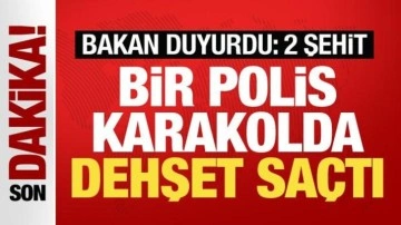 Karakolda dehşet! Bir polis meslektaşlarına ateş açtı: 2 şehit