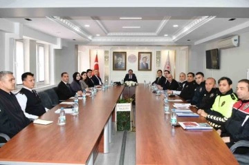 Karaman’da "İl Güvenlik ve Asayiş Koordinasyon Toplantısı" yapıldı