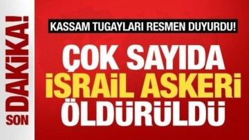 Kassam Tugaylarından son dakika İsrail duyurusu: 15 İsrail askeri öldürüldü