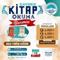 KAYMEK’ten 3’üncü Kitap Seç, Oku, Yarış, Kazan yarışması