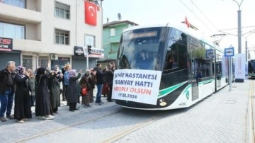 Kocaeli Şehir Hastanesi Tramvay Hattı'nın ilk seferi gerçekleştirildi!