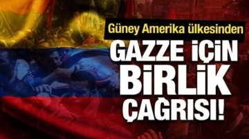 Kolombiya'dan Gazze için birlik çağrısı!