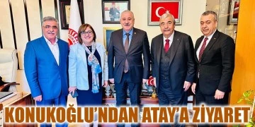 Konukoğlu’ndan Atay’a ziyaret