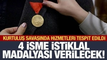 Kurtuluş Savaşında hizmetleri tespit edilen 4 gaziye İstiklal Madalyası verilecek