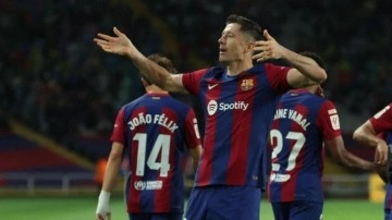 Lewandowski şov yaptı! Barcelona farka gitti