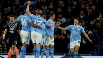 Manchester City zorlanmadı! Zirve takibini sürdürdü