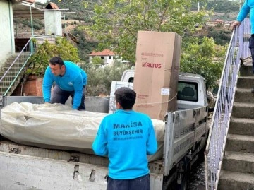 Manisa Büyükşehir Belediyesi Bulut ailesine yardım elini uzattı