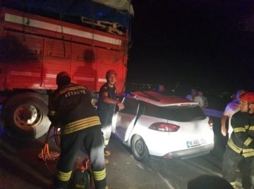 Manisa’da trafik kazası: Baba öldü, eşi ve çocukları yaralandı