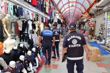 Marmaris Zabıtası’ndan yoğun mesai