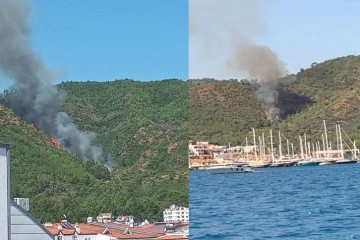 Marmaris’te orman yangını