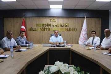 Mersin’de yeni eğitim öğretim yılı değerlendirme toplantısı yapıldı