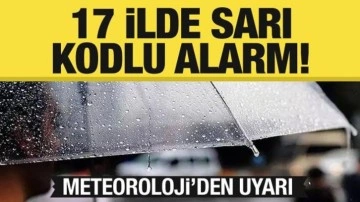 Meteoroloji'den 17 il için sarı kodlu alarm! Hem kuvvetli sağanak hem aşırı sıcak uyarısı