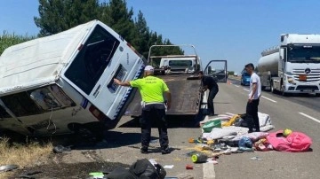 Mevsimlik işçileri taşıyan kamyonet devrildi: 7 yaralı!