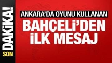 MHP Lideri Devlet Bahçeli oyunu kullandı