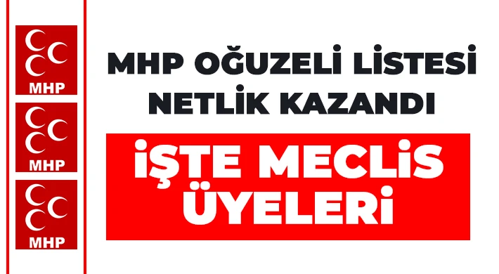 MHP Oğuzeli listesi netlik kazandı