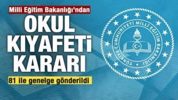 Milli Eğitim Bakanlığı'ndan 'okul kıyafeti' kararı