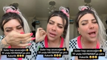 Mükremin Gezgin, askere gideceğini ağlayarak duyurdu